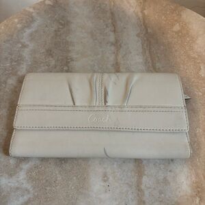 Coach fold over continental wallet